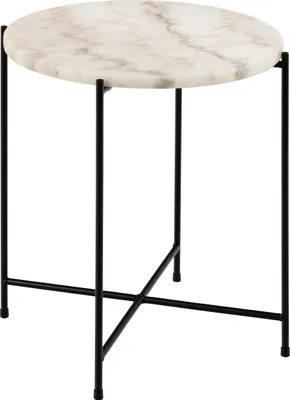 Produktbild von AC Design Avila, Beistelltisch, Rundform, 4 Bein(e), Weiß