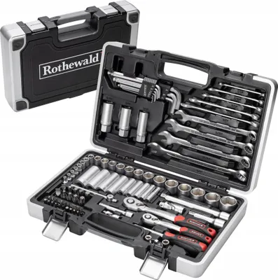 Produktbild von Rothewald STARKER ZOLLSCHLÜSSELSATZ 92 TLG. + ETUI