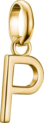 Zdjęcie produktu dla Zawieszka charms Thomas Sabo litera P Connect pozłacana