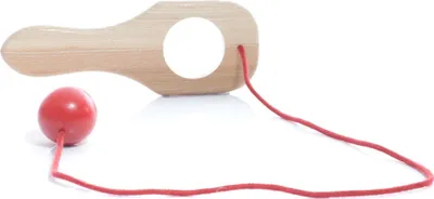 Produktbild von Holzspielzeug Fangspiel mit Kugel HxB 6,5x17cm NEU