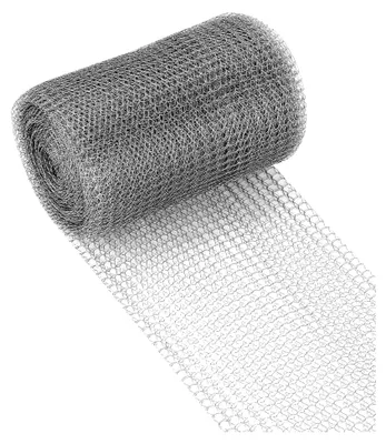 Produktbild von Maschendrahtgitter aus Edelstahl, 12,7 cm x 12 m, Drahtgeflecht für Nagetierschutz und DIY
