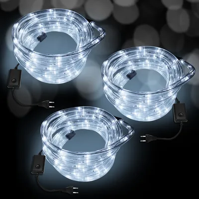 Immagine prodotto di Fiqops LED corda luminosa corda luminosa per esterni e interni con 1200 LED luci di Natale decorazione natalizia biły 50M