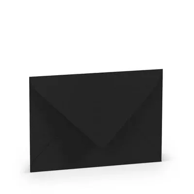 Produktbild von Briefumschlaege Paperado DIN C6 m. SF Schwarz 5er