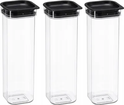 Zdjęcie produktu dla Zestaw pojemników Deco4Home 3x 1,7L "Hamburg"