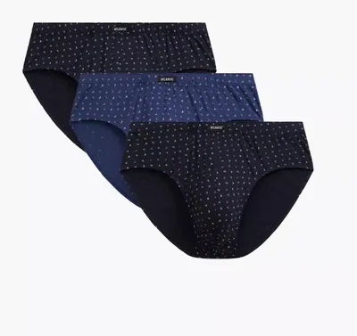 Produktbild von Herren Classic-Slips 3er-Pack Atlantic marineblau 100% Baumwolle L