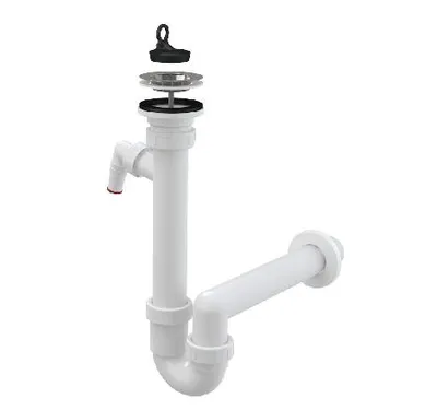 Obrázok produktu pre Alcadrain Sifóny - Drezový sifón, priemer 70 mm, s prípojkou, plast A810-DN40