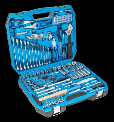 Image de Kit d'outils universel HT1R439 Högert Kit d'outils 131 pièces