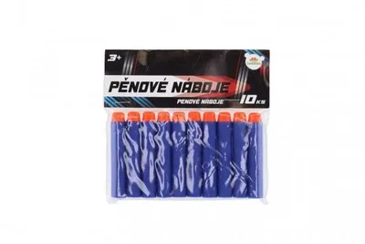 Obrázok produktu pre Náhradné penové náboje do pištole 10ks vo vrecku