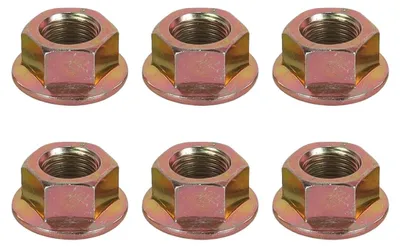 Imagen del producto de Juego de 6 tuercas hexagonales de fijación para cortacéspedes