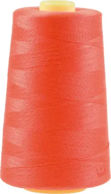 4572m Polyester Overlock Garn neonkoralle
