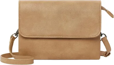Produktbild von Geldbörse Crossbody Bag Damen, Tasche Damen umhängetasche Geldbörse, Handtasche mit Kartenfächer Verstellbar Abnehmbar Schultergurt für Frauen