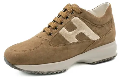 Image de Chaussures Hogan pour femmes, modèle Hxw00n0s360ewg0vb0, avec étiquette interactive AI24, taille : 38