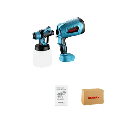 Immagine prodotto di Pistola a spruzzo elettrica, funzionamento a batteria, compatibile con la batteria Makita, blu