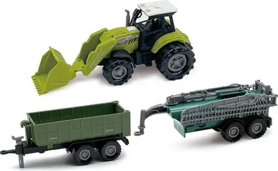 Zdjęcie produktu dla Traktor z akcesoriami i efektami 17 cm