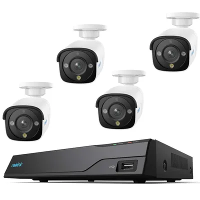 Produktbild von Reolink NVS8-12MB4 1x 8 Kanal NVR 4x 12 MP Kamera