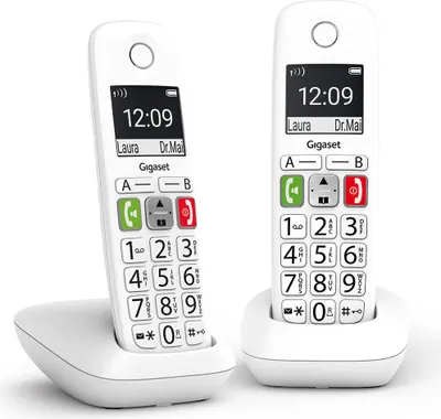 Immagine prodotto di Gigaset E290 Duo Telefono analogico DECT Identificatore di chiamata Bianco