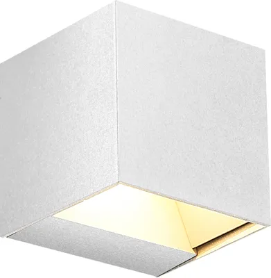 Produktbild von LED Außenwabdleuchte weiß up&down mit verstellbarem Winkel Wandlampe Wandleuchte Außenlampe Lampe 1358A