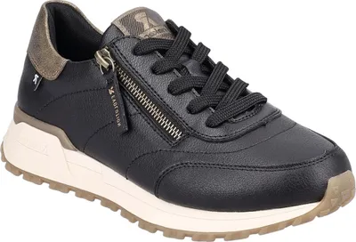 Produktbild von Rieker 'R-EVOLUTION' Damen Echtleder Sneaker schwarz, Damen:38 EU