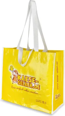 Produktbild von Tragetasche aus Recycling-PP-Material, 45x40x20 cm, 36 Liter, stabil, leicht zu reinigen, 4 Griffe