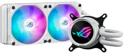 Produktbild von ASUS ROG Strix LC III 240 ARGB White Edition Prozessor Flüssigkeitskühlung 12 cm Weiß