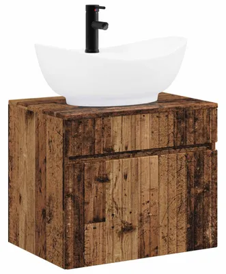 Produktbild von vidaXL Badezimmermöbel-Set Altholz Holzwerkstoff
