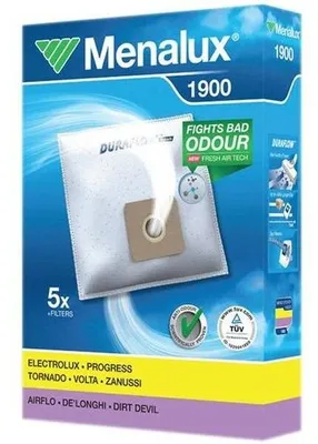 Image de MENALUX Sacs à poussière pour Philips, Delonghi,Samsung (5pcs) 1900