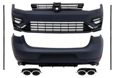 Produktbild von Bodykit für VW Golf 7 VII 2013-2017 7.5 R Design Stoßstange Kühlergrill Seitenschweller.