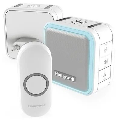 Produktbild von Honeywell DC515NHGP2, Grau, Weiß, 84 dB, IP55, Kabellos, 868 MHz, 150 m