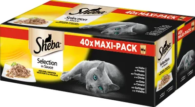 Produktbild von Sheba Beutel 40x 85g - Selection in Sauce - Geflügelvariation