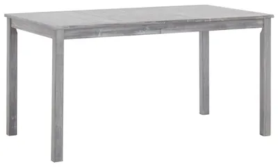 Obrázek produktu pro vidaXL 7dílný zahradní jídelní set Grey z masivního dřeva akácie