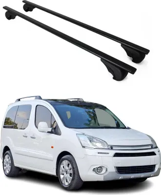 Obrázek produktu pro Příčné střešní nosiče pro Citroën Berlingo 2008–2018, černé