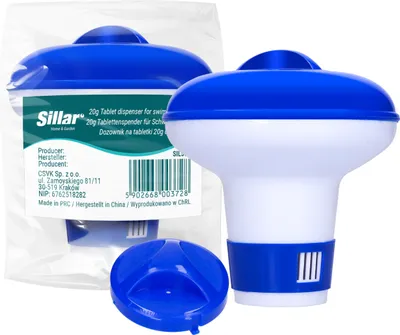 Produktbild von Dosierschwimmer für Multitabs 20g Chlor Chlordosierer Dosierer Pool Schwimmbad