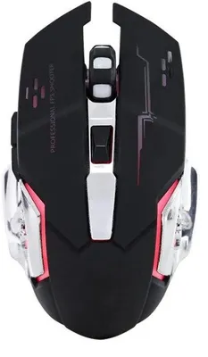 Image de Souris de jeu sans fil, souris Bluetooth silencieuse, souris d'ordinateur mécanique USB pour e-sport avec rétroéclairage