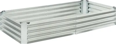 Produktbild von Pflanzbeet 'Celano' Hochbeet 180 x 90 x 30 cm Stahl Silber