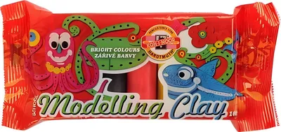 Zdjęcie produktu dla KOH-I-NOOR Set of Modelling Clay Glina do modelowania dla dzieci 100 g