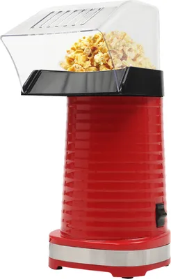 1200W horkovzdušná popcornová souprava bez tuku (červená) pro domácí použití