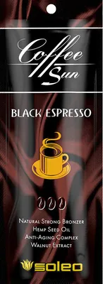 Image de Soleo Coffee Sun Black Espresso Bronzer pour les bains de soleil