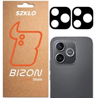 Produktbild von 2x Gehärtetes Glas für die Kamera für Honor 600 Lite 5G, Bizon Glass Lens