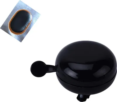 Produktbild von Ding Dong Fahrradglocke Ø 60 mm 01 Schwarz inkl. Schlauchflicken