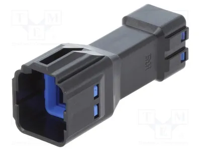 Image de 1 connecteur DF63W, 3,96 mm, pour câbles, connecteur mâle, droit, DF63W-3EP-3.96C