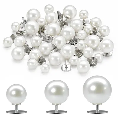 30 Perlenknopfspangen, Druckknöpfe, 10/12/14 mm, für Kleidung