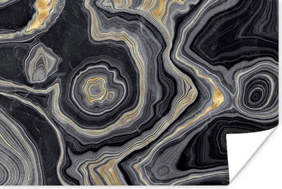 Produktbild von MuchoWow® Poster Edelsteine - Geode Stein - Achat 120x80 cm - Bilder