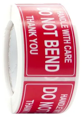 Productafbeelding van Etiketten voor breekbare voorwerpen, 250 stuks (25x45 mm)