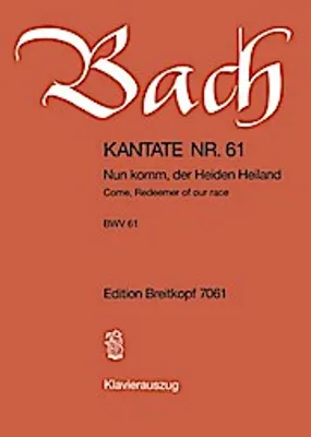 Produktbild von Kantate Nr. 61, Klavierauszug