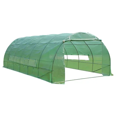 Produktbild von Aga Garten-Foliengewächshaus Polytunnel Folienhaus Pflanzenhaus 6x3x2 m