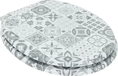 Obrázok produktu pre vidaXL Toaletné sedadlo s tichým zatváraním, 2 ks, modro-biele, porcelánové