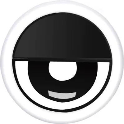 Image de Lumière selfie Clip-On - Noir pour des selfies parfaits KP37826