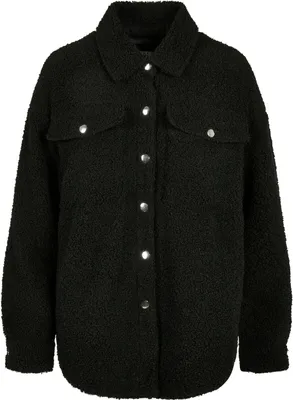 Produktbild von Urban Classics Ladies - Oversized Sherpa Overshirt - 5XL