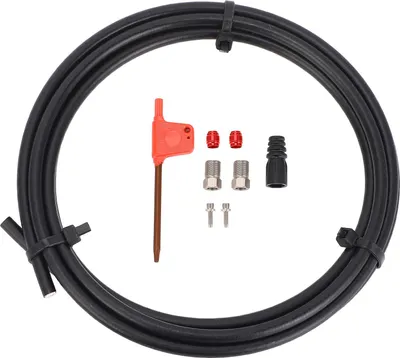 Produktbild von Zyklusbremsschlauch Kit Gummi -Stahl -Explosionsbeweis Hochdruckhydraulikölrohr für rote Achsenkraft 2 m lang