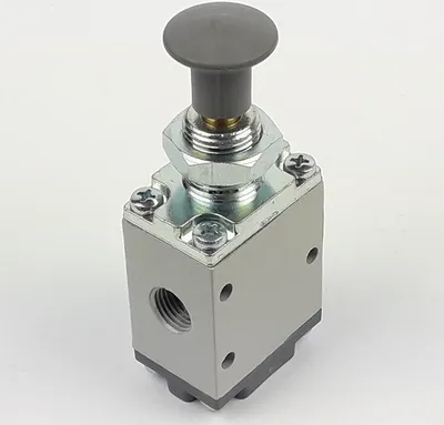 Image de Bouton à bascule pneumatique 1 voie, 1/ 4 ", max 12 bar | 49001002
